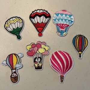 Colorful Hot Air Balloon Patches lot